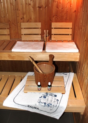 Eine Sauna