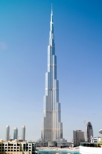 Das Burj Khalifa, der höchste Turm der Welt