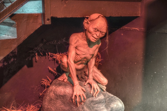 Die Film-Figur Gollum aus dem Film Herr der Ringe