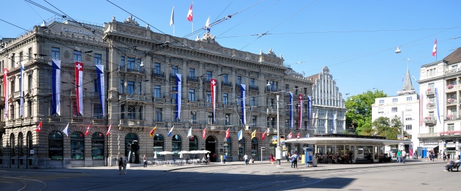 Der Parade-Platz in Zürich