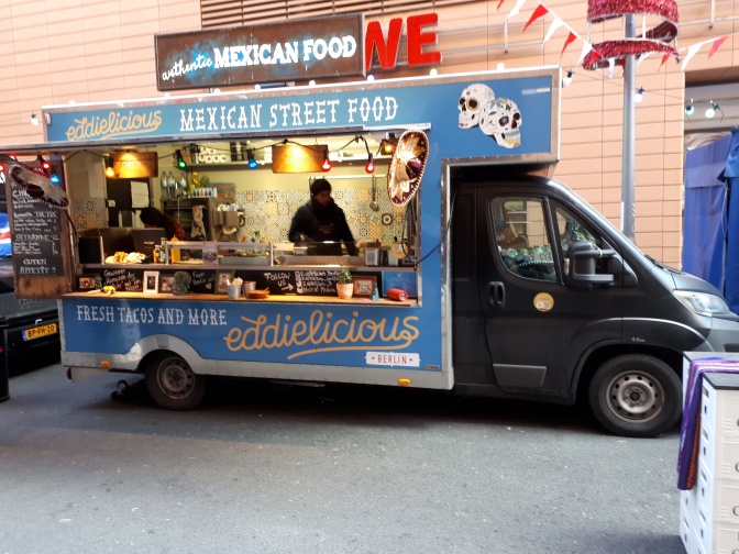 Ein Street-Food-Wagen für mexikanisches Essen.