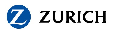 Ein weißes Z in einem blauen Kreis, daneben das Wort ZURICH in Großbuchstaben